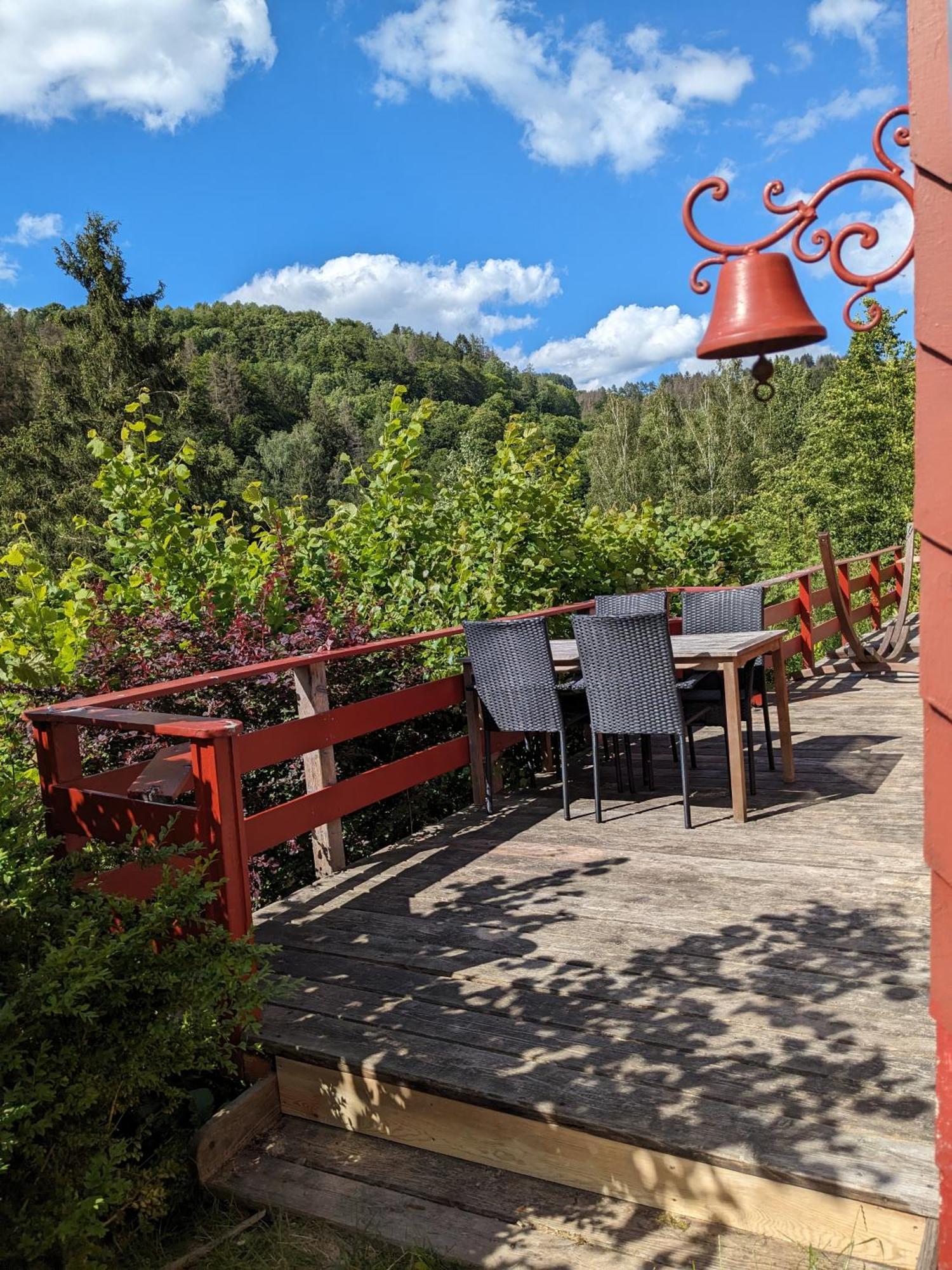 Ruhiges Ferienhaus Mit Sauna: Hellaberg III Langenbach  Екстер'єр фото